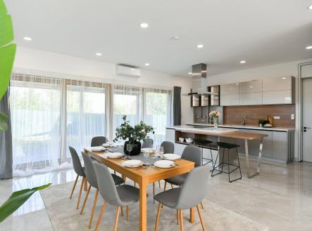 Kuchyně 1NP vizualizace 3 | Prodej - dům/vila, 292 m²