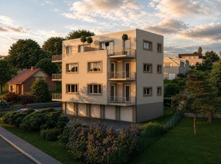 AI vizualizace bytového domu | Prodej - pozemek pro bydlení, 4 224 m²
