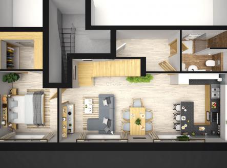 Nove_Straseci_5+kk_pudorys_2NP.jpg | Prodej bytu, 5+kk, 128 m²