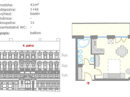 planek-byt-20.jpg | Pronájem bytu, 1+kk, 41 m²