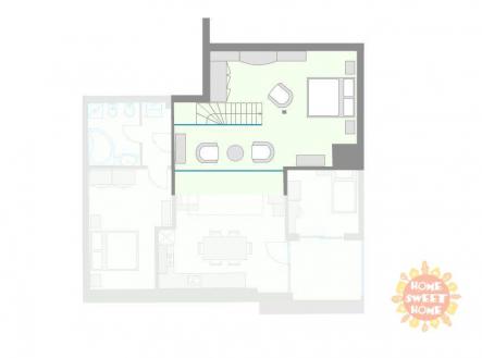 Pronájem bytu, 4+kk, 110 m²