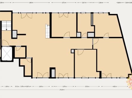 pudorys.png | Pronájem bytu, 4+kk, 168 m²