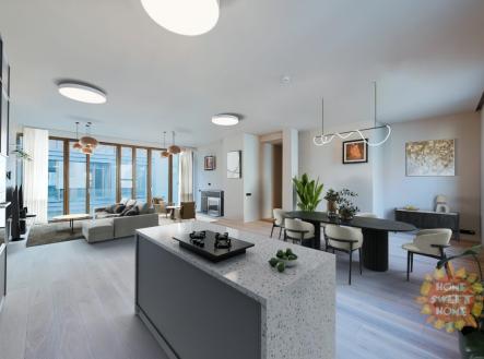 vizualizace | Prodej bytu, 3+kk, 125 m²