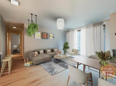 vizualizace | Prodej bytu, 3+kk, 114 m²
