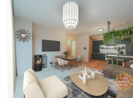 vizualizace | Prodej bytu, 3+kk, 114 m²