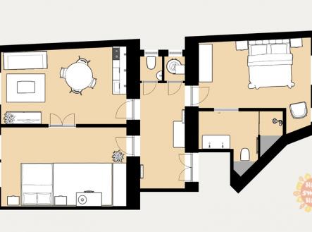 pudorys-2025.jpg | Pronájem bytu, 3+kk, 72 m²