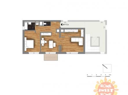 06-pudorys-big.jpg | Pronájem bytu, 3+kk, 71 m²