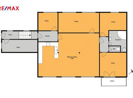 Půdorys bytu | Prodej bytu, 5+kk, 141 m²