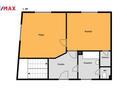 Plánek 1.NP | Prodej - dům/vila, 140 m²