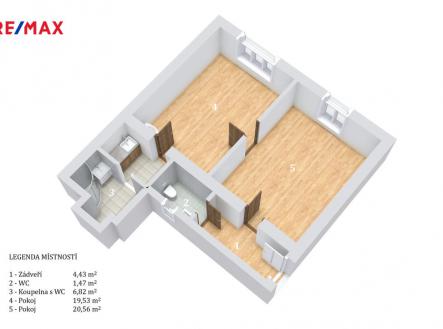 floorplan-letterhead-070224-1-floor-3d-floor-plan.jpg | Pronájem - obchodní prostor, 53 m²