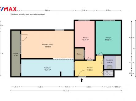 pudorys-new.png | Prodej bytu, 3+1, 80 m²