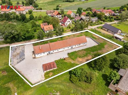 Pohled z ptačí perspektivy | Prodej - skladovací prostor, 313 m²