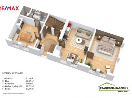 floorplan-letterhead-260524-1-floor-3d-floor-plan.jpg | Prodej - dům/vila, 65 m²