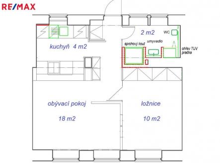 06-pudorys.jpg | Prodej bytu, 2+1, 39 m²