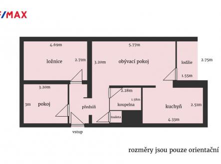 pudorys-strekovska.jpg | Prodej bytu, 3+1, 68 m²