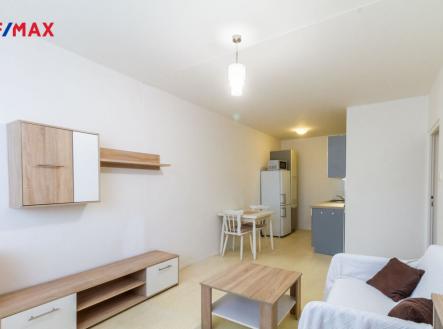 Obývací pokoj s kuchyň. koutem | Pronájem bytu, 2+kk, 41 m²