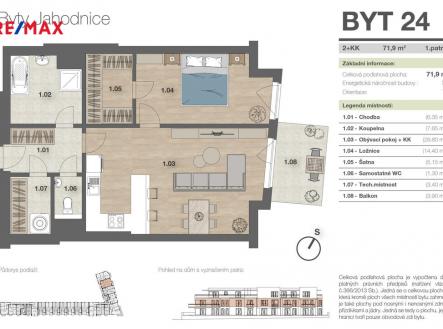 24.jpg | Prodej bytu, 2+kk, 71 m²