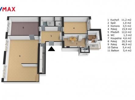 4308-svatovitska.jpg | Pronájem bytu, 3+1, 125 m²