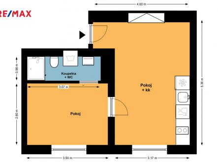 4442-sladkovskeho3.jpg | Pronájem bytu, 1+1, 31 m²