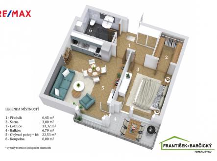 floorplan-letterhead-100325-1.floor-3d-floor-plan.jpg | Prodej bytu, 2+kk, 59 m²