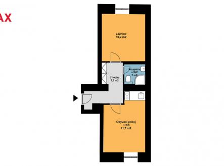 1599-napetynce.jpg | Pronájem bytu, 2+kk, 29 m²