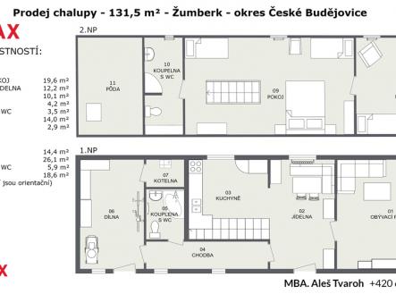 2d-02.jpg | Prodej - chata/rekreační objekt, 98 m²
