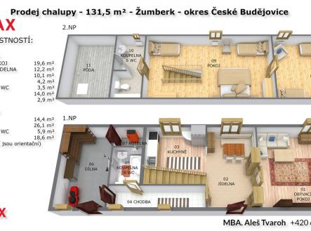 3d-02.jpg | Prodej - chata/rekreační objekt, 98 m²