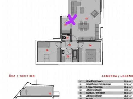img-20250609-wa0003.jpg | Pronájem bytu, 3+kk, 68 m²