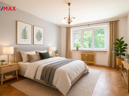 byt-kladno-vizualizace-loznice.jpg | Prodej bytu, 2+1, 51 m²