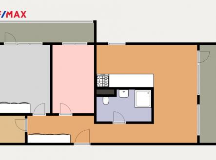planek-chalupa.png | Prodej bytu, 3+kk, 71 m²