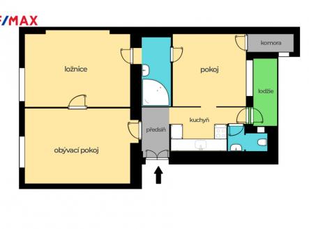 byt-bulharska-pudorys.jpg | Pronájem bytu, 3+1, 82 m²