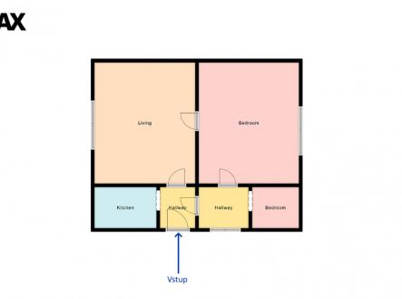 planek-2d.jpg | Prodej bytu, 2+1, 53 m²
