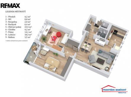 floorplan-letterhead-021025-1c.floor-3d-floor-plan.jpg | Prodej bytu, 3+1, 77 m²