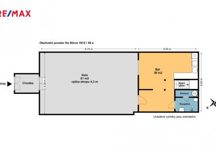 planek-kestirce.jpg | Pronájem bytu, 1+kk, 100 m²