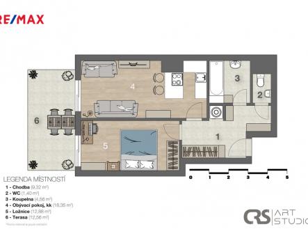 2d-layout-2023.jpg | Pronájem bytu, 2+kk, 50 m²