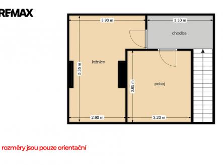 byt-na-farkane-pudorys-patro.jpg | Prodej bytu, 3+kk, 66 m²
