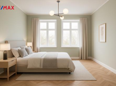 ložnice vizualizace | Prodej bytu, 3+1, 114 m²