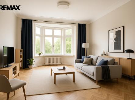 obývací pokoj vizualizace | Prodej bytu, 3+1, 114 m²