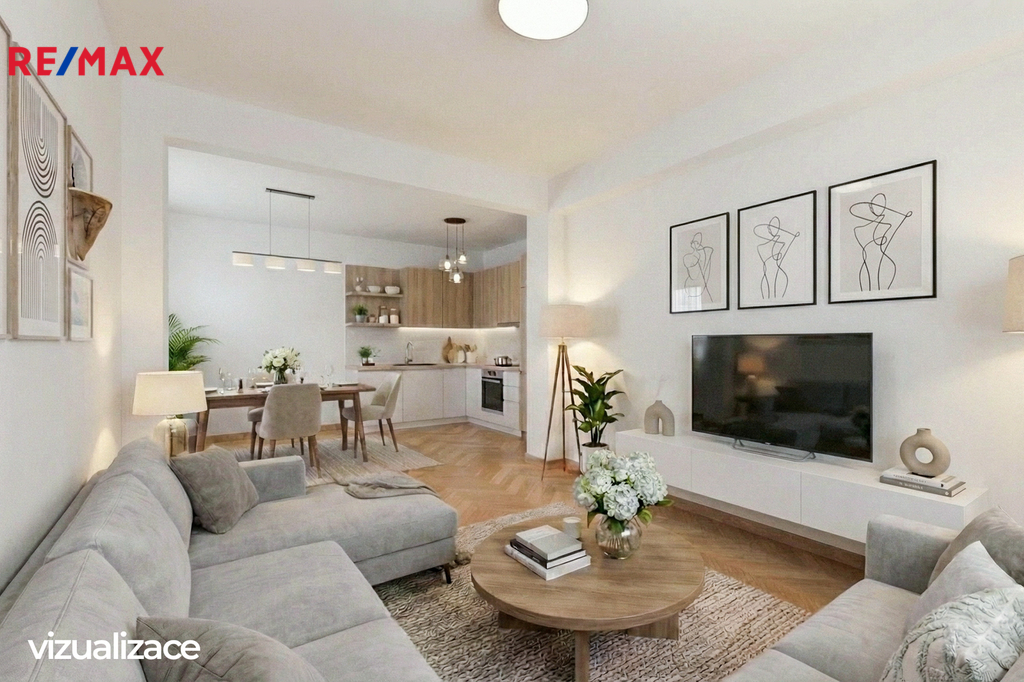 vizualizace, pokoj 1