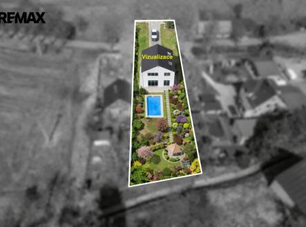 privetice-vizualizace-se-zahradou.jpg | Prodej - pozemek pro bydlení, 1 070 m²