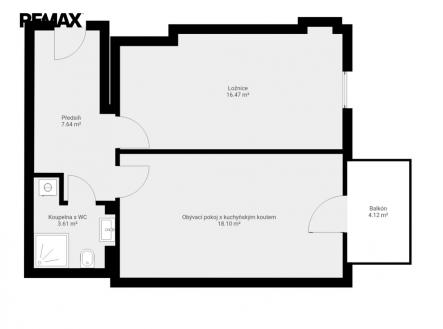 ondrickova-1203-5-neokotovany.jpg | Pronájem bytu, 2+kk, 49 m²