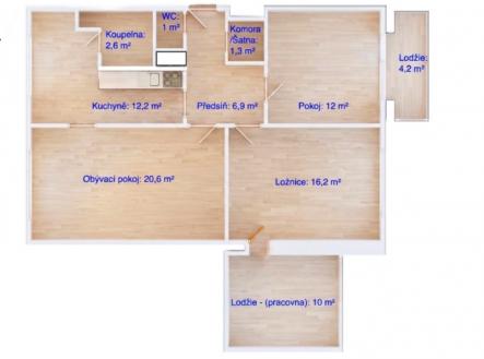 Prodej bytu, 3+1, 73 m² obrázek