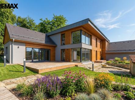 Ilustrační vizualizace – návrh možné budoucí podoby nemovitosti. | Prodej - pozemek pro bydlení, 1 643 m²