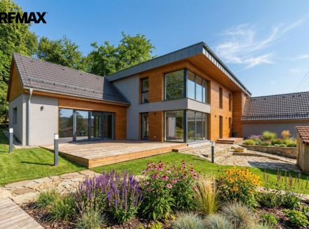 Ilustrační vizualizace – návrh možné budoucí podoby nemovitosti. | Prodej - pozemek pro bydlení, 1 643 m²