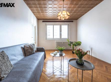 obývací pokoj aktuální stav | Prodej bytu, 2+1, 52 m²