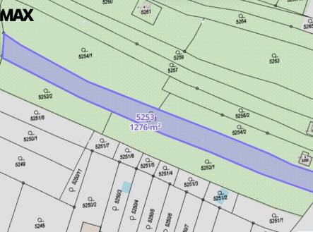 kn-map-parcela-c..5253-hanus-tosovska.jpg | Prodej - pozemek, zahrada, 1 276 m²