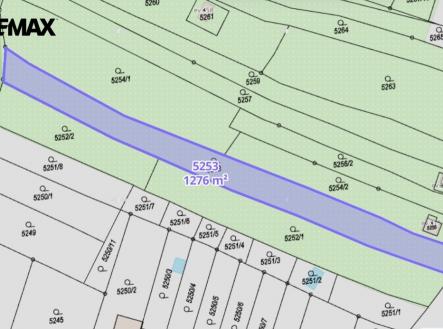 kn-map-parcela-c..5253-hanus-tosovska.jpg | Prodej - pozemek, zahrada, 1 276 m²