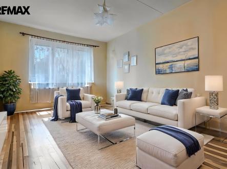 AI revitalizace obývacího pokoje | Prodej bytu, 2+1, 69 m²