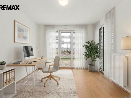 vizualizace-pracovna | Pronájem bytu, 4+kk, 92 m²