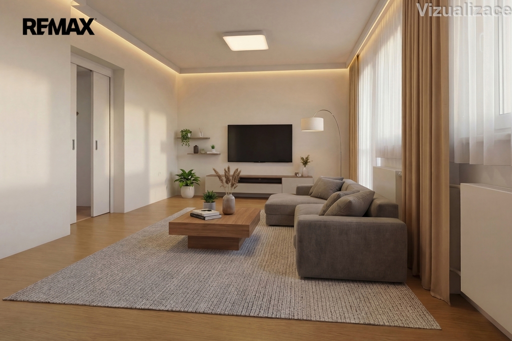 Obývací pokoj vizualizace